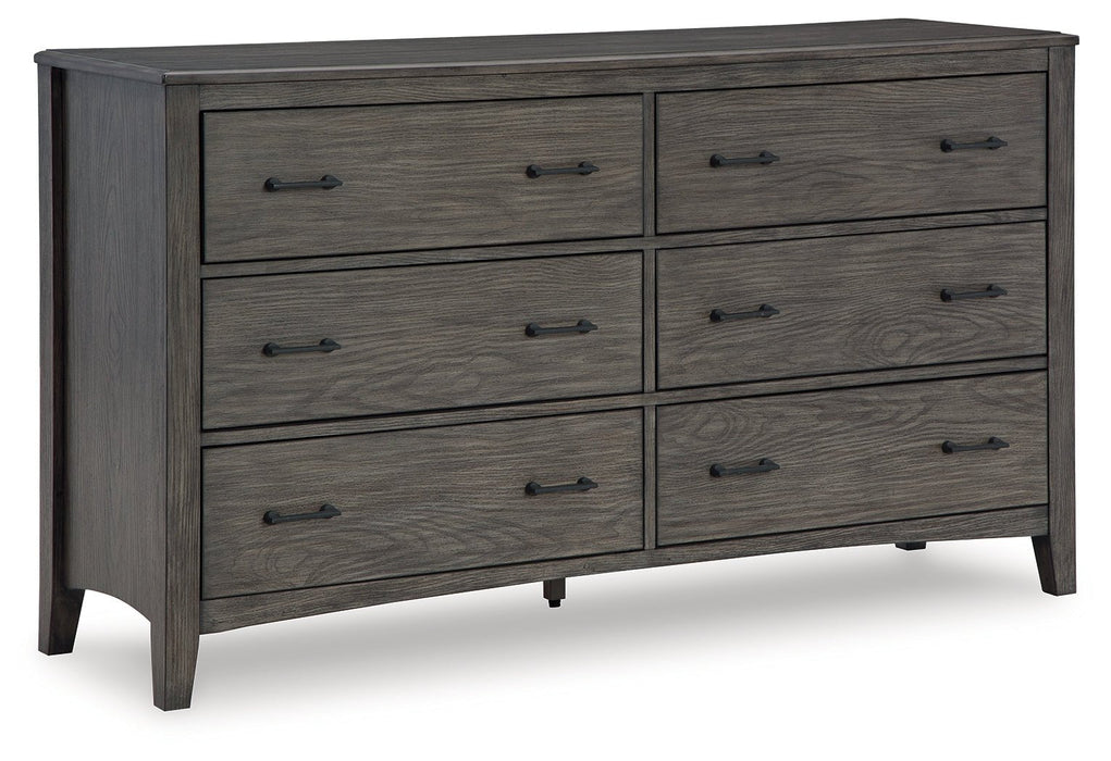 Montillan Grayish Brown Panel Bedroom Set - Gate FurnitureBedroom Set