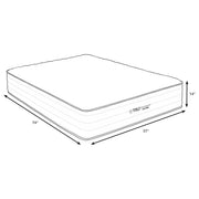 Montlake 14-inch Twin Cool Firm Memory Foam Hybrid Mattress - 350411T
