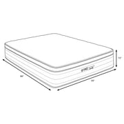 Montlake 15-inch Queen Cool Euro Top Foam Hybrid Mattress - 350412Q