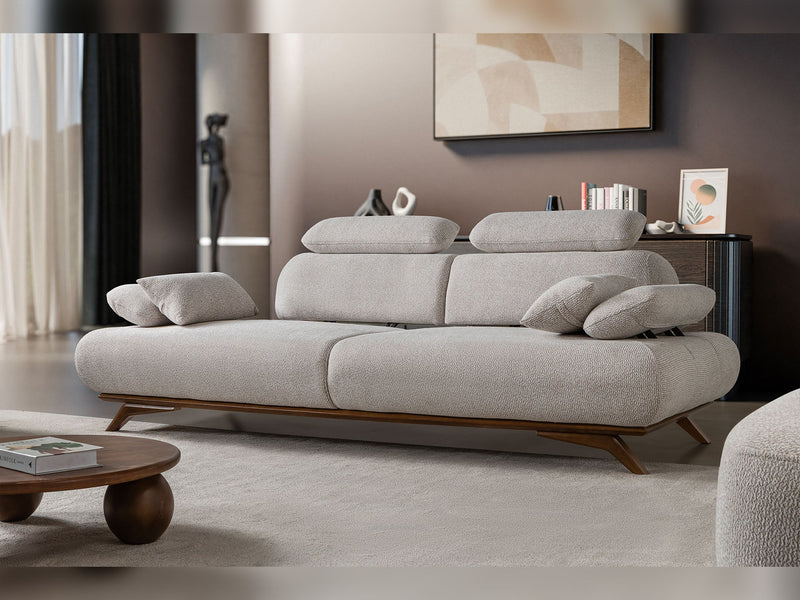 Monza 3-pieces (Sofa & Loveseat & Chair) Livingroom Set in Grey - 200-ST-MON-SOFT13-321