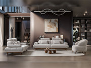 Monza 3-pieces (Sofa & Loveseat & Chair) Livingroom Set in Grey - 200-ST-MON-SOFT13-321
