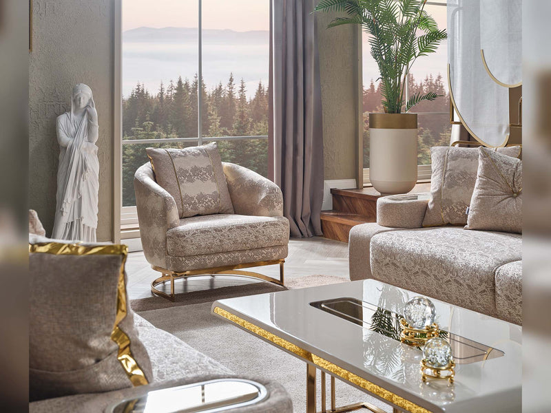 Monza Chair Cream in Cream - 101-MON-MON01-B