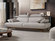 Monza Convertible Loveseat in Cream - 200-ST-MON-SOFT03-2