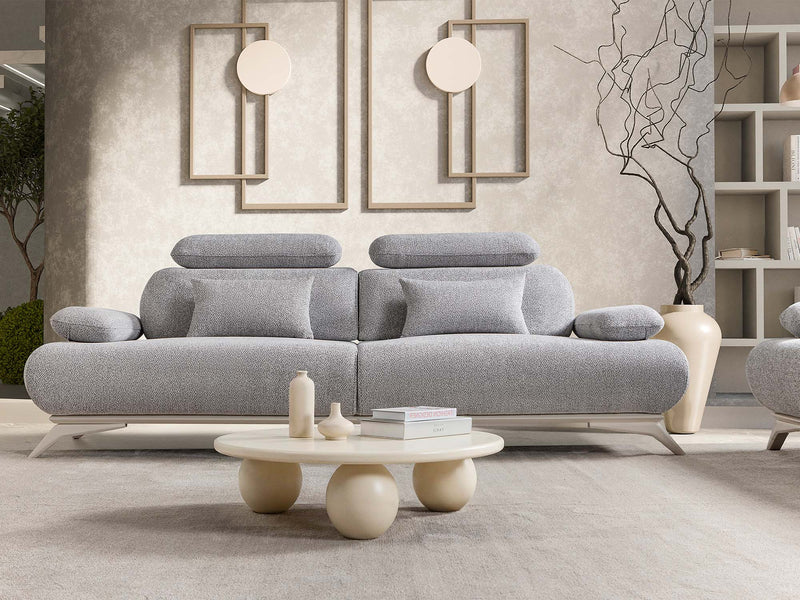 Monza Convertible Loveseat in Cream - 200-ST-MON-SOFT03-2