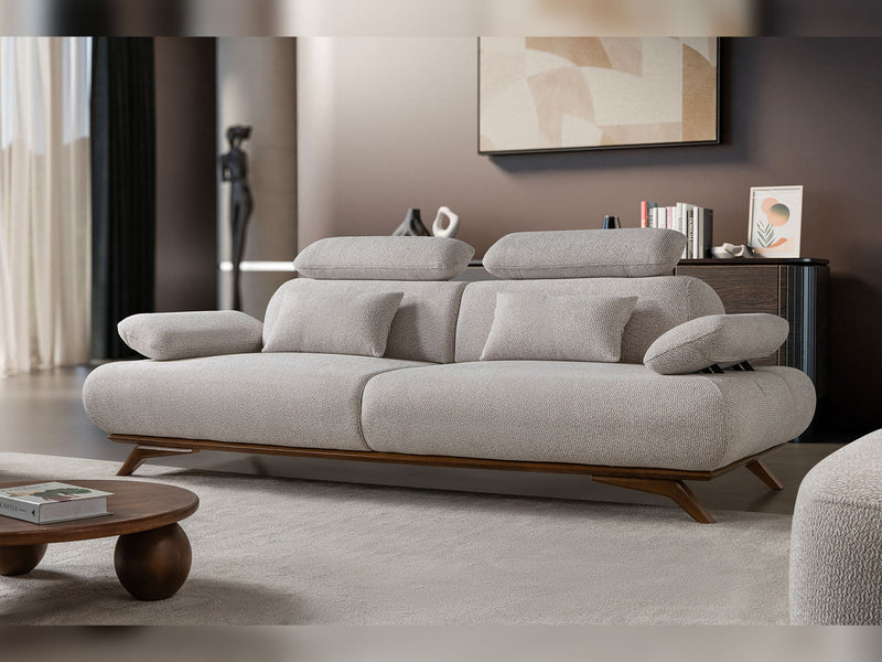 Monza Convertible Loveseat in Cream - 200-ST-MON-SOFT03-2