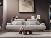 Monza Convertible Loveseat in Grey - 200-ST-MON-SOFT13-2
