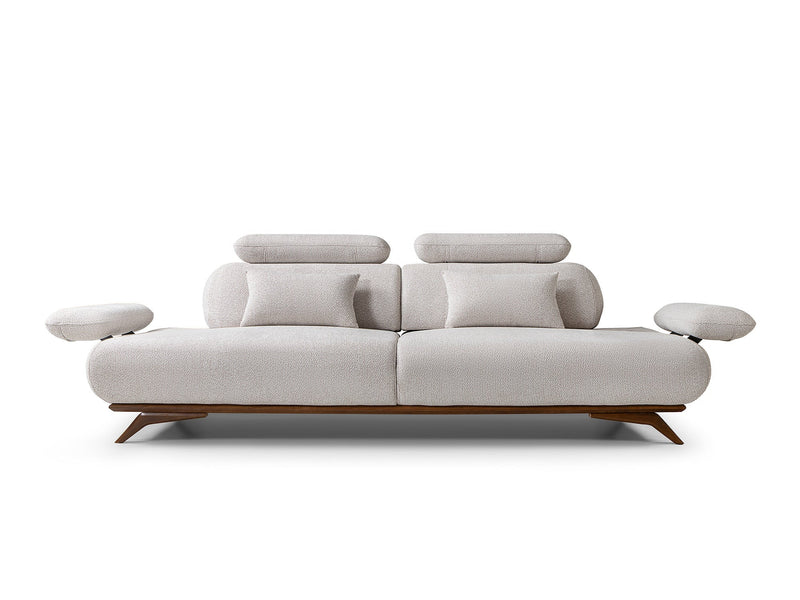 Monza Convertible Loveseat in Grey - 200-ST-MON-SOFT13-2