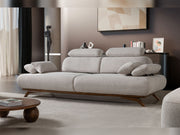 Monza Convertible Loveseat in Grey - 200-ST-MON-SOFT13-2