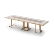 Monza Diningroom (Consol With Mirror & Dining Table & 6 Dining Chair) - 115-MON-DT-6-SET