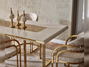 Monza Diningroom (Consol With Mirror & Dining Table & 6 Dining Chair) - 115-MON-DT-6-SET