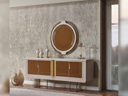Monza Diningroom (Consol With Mirror & Dining Table & 6 Dining Chair) - 115-MON-DT-6-SET