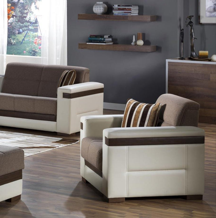 Moon Armchair (Platin Mustard) - Gate FurnitureLiving Room Chair