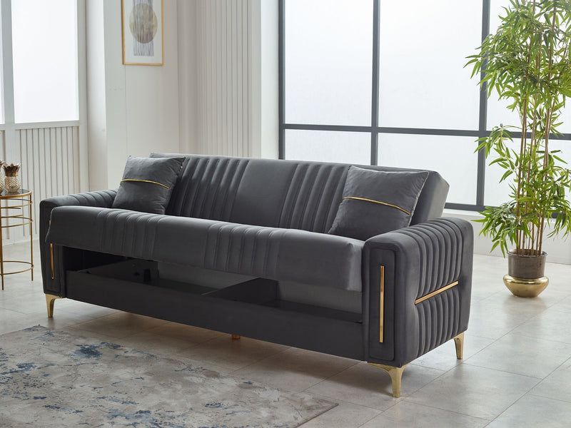 Moreno Convertible Sofa in Beige - 200-SIM-MOR-ANKA529-3