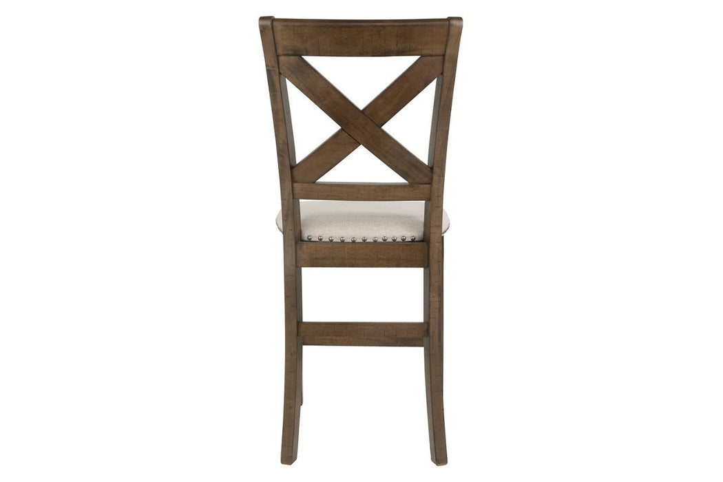 Moriville Beige Counter Height Bar Stool (Set of 2) - Gate FurnitureBarstool