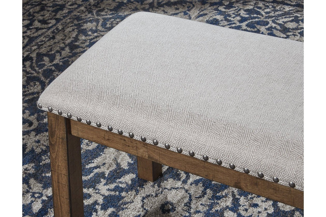 Moriville Beige Dining Bench - Gate FurnitureAccent Bench