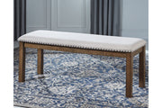 Moriville Beige Dining Bench - Lara FurnitureAccent Bench