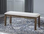 Moriville Beige Dining Bench - Lara FurnitureAccent Bench