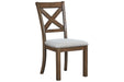 Moriville Beige Dining Chair (Set of 2) - Gate FurnitureDining Chair