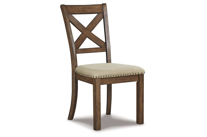 Moriville Beige Dining Table and 4 Chairs and Bench - Lara FurnitureDining Room Set