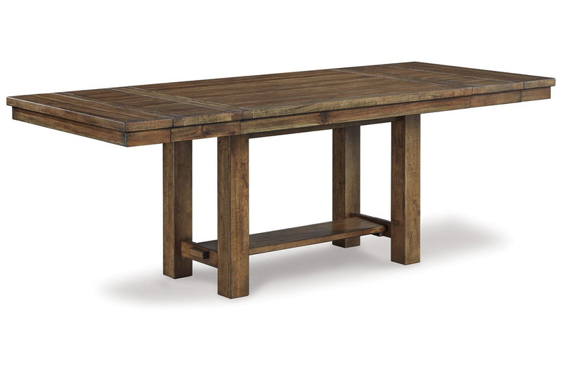 Moriville Beige Dining Table and 6 Chairs - Lara FurnitureDining Room Set