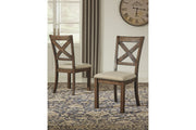 Moriville Beige Dining Table and 6 Chairs - Lara FurnitureDining Room Set