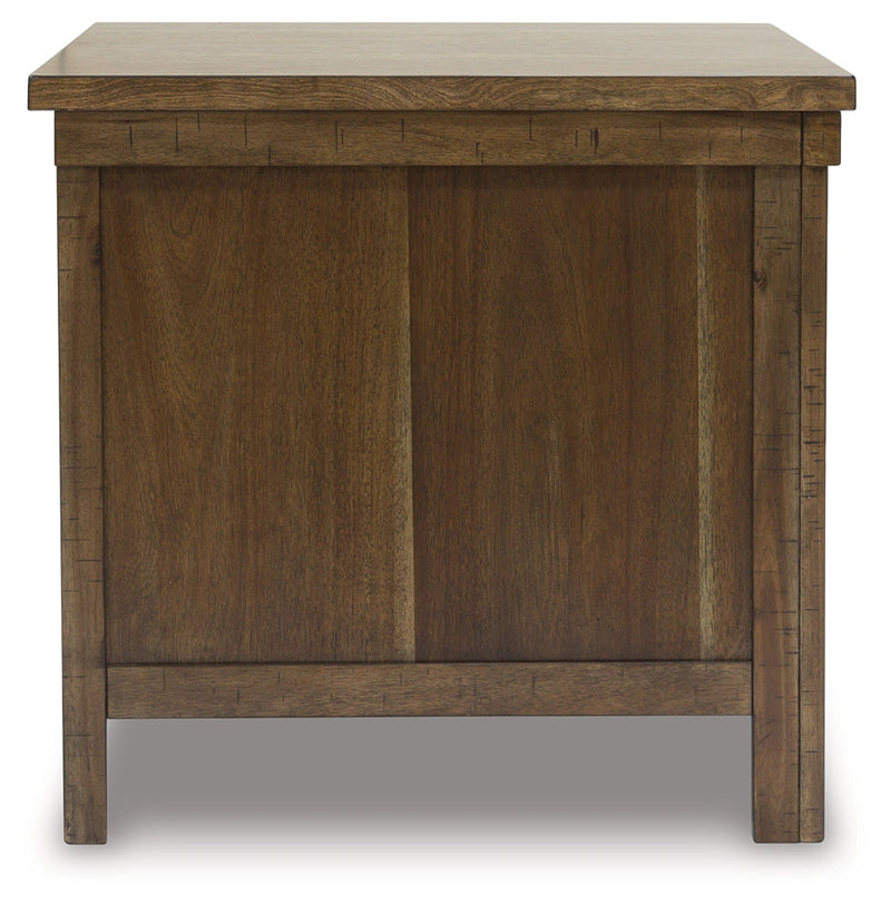 Moriville Coffee Table with 1 End Table in Grayish Brown - PKG015589