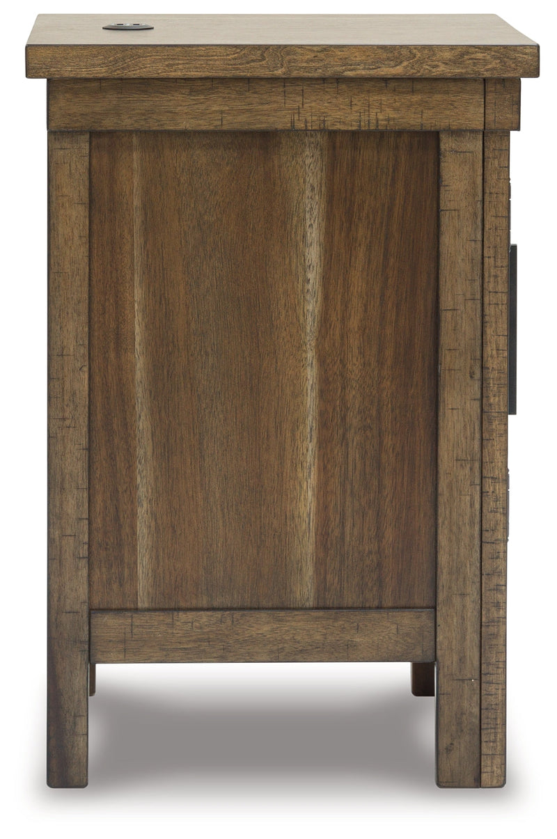 Moriville Coffee Table with 1 End Table in Grayish Brown - PKG015591