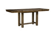 Moriville Grayish Brown Counter Height Dining Extension Table - Gate FurnitureCounter Height Table