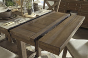 Moriville Grayish Brown Counter Height Set - Lara FurnitureCounter Height Set