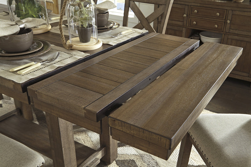 Moriville Grayish Brown Counter Height Set - Lara FurnitureCounter Height Set
