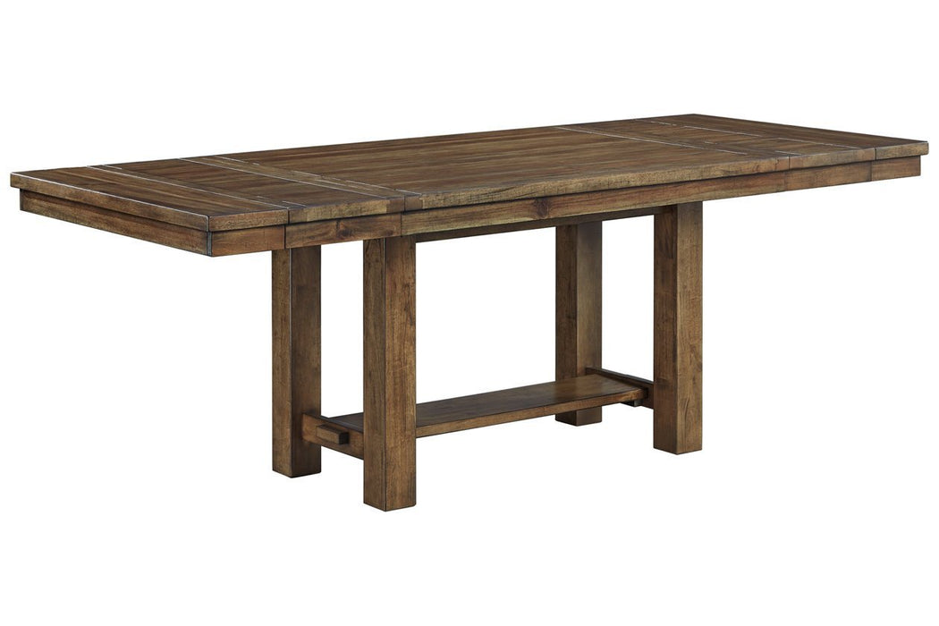 Moriville Grayish Brown Dining Extension Table - Gate FurnitureDining Table