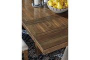 Moriville Grayish Brown Dining Extension Table - Gate FurnitureDining Table
