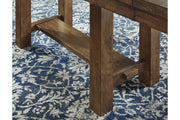 Moriville Grayish Brown Dining Extension Table - Lara FurnitureDining Table