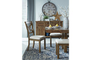 Moriville Grayish Brown Dining Extension Table - Lara FurnitureDining Table