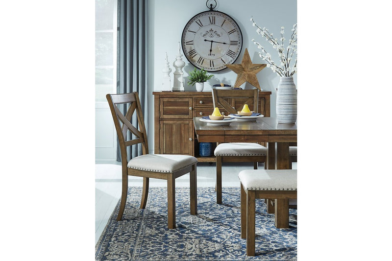 Moriville Grayish Brown Dining Extension Table - Lara FurnitureDining Table