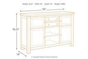 Moriville Grayish Brown Dining Server - Lara FurnitureCabinet