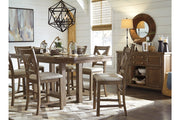 Moriville Grayish Brown Dining Server - Lara FurnitureCabinet