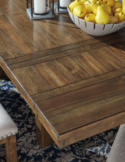 Moriville Grayish Brown Extendable Dining Set - Lara FurnitureDining Room Set