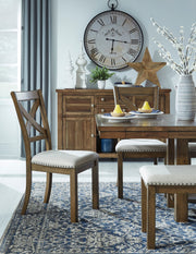 Moriville Grayish Brown Extendable Dining Set - Lara FurnitureDining Room Set