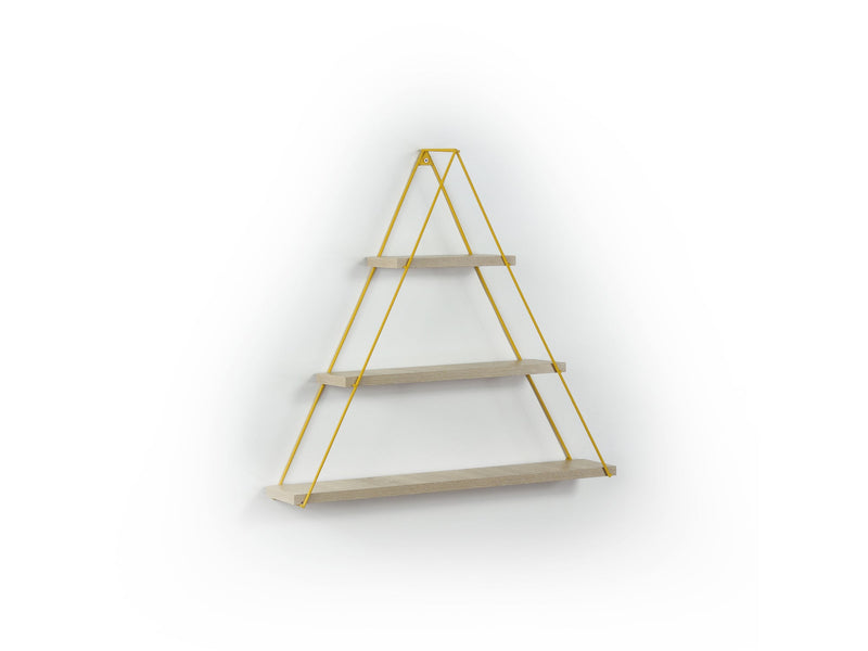 Moset Triangle Shelf in Oak-Yellow - 760-MOS-MT191004