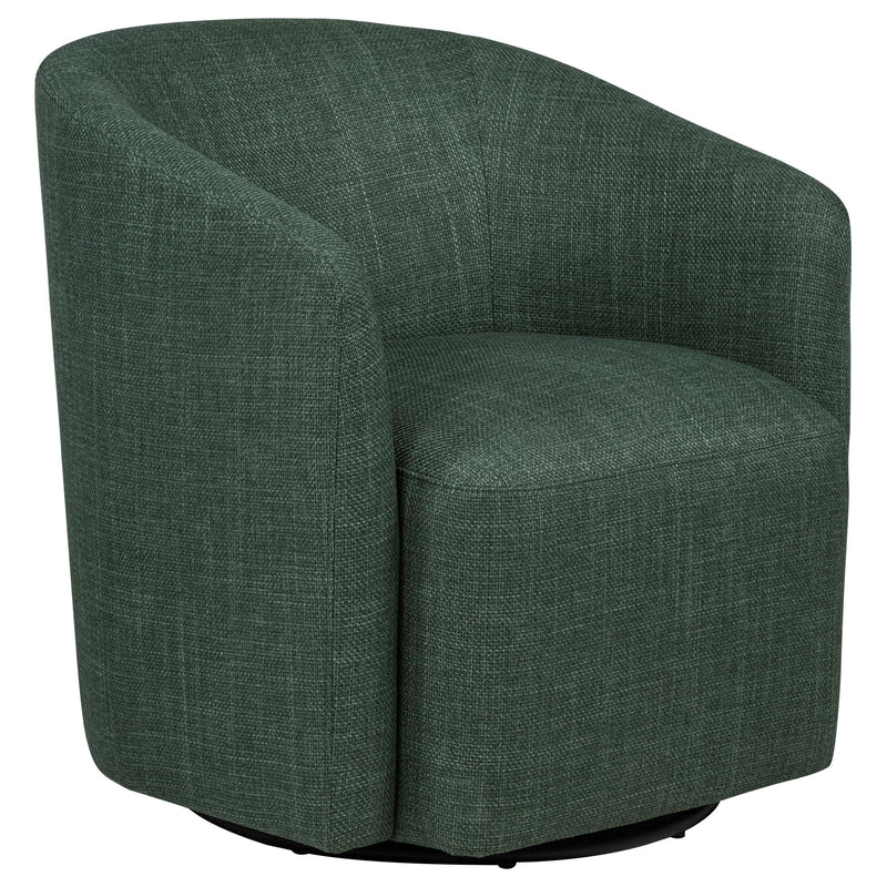 Mossbrook Fabric Upholstered Swivel Accent Chair Green - 903222