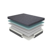 MT-H11ET*2 11" Split Eastern King Gel-Infused Memory Foam Hybrid Mattress(2-Piece) - MT-H11ET*2
