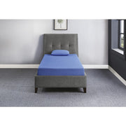 MT-PG07BLF 7" Blue Full Gel-Infused Memory Foam Mattress and Pillow Set - MT-PG07BLF