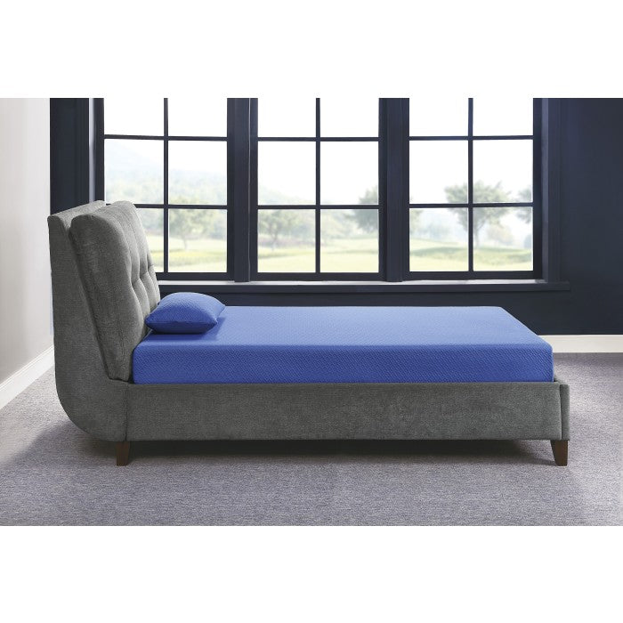 MT-PG07BLF 7" Blue Full Gel-Infused Memory Foam Mattress and Pillow Set - MT-PG07BLF