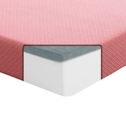 MT-PG07PKF 7" Pink Full Gel-Infused Memory Foam Mattress and Pillow Set - MT-PG07PKF