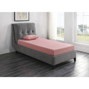 MT-PG07PKT 7" Pink Twin Gel-Infused Memory Foam Mattress and Pillow Set - MT-PG07PKT