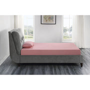 MT-PG07PKT 7" Pink Twin Gel-Infused Memory Foam Mattress and Pillow Set - MT-PG07PKT