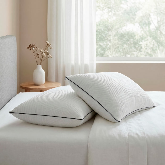 MT-SUNPK King Size Shredded Memory Foam Pillow (2pc/Box), Set of 2 - MT-SUNPK