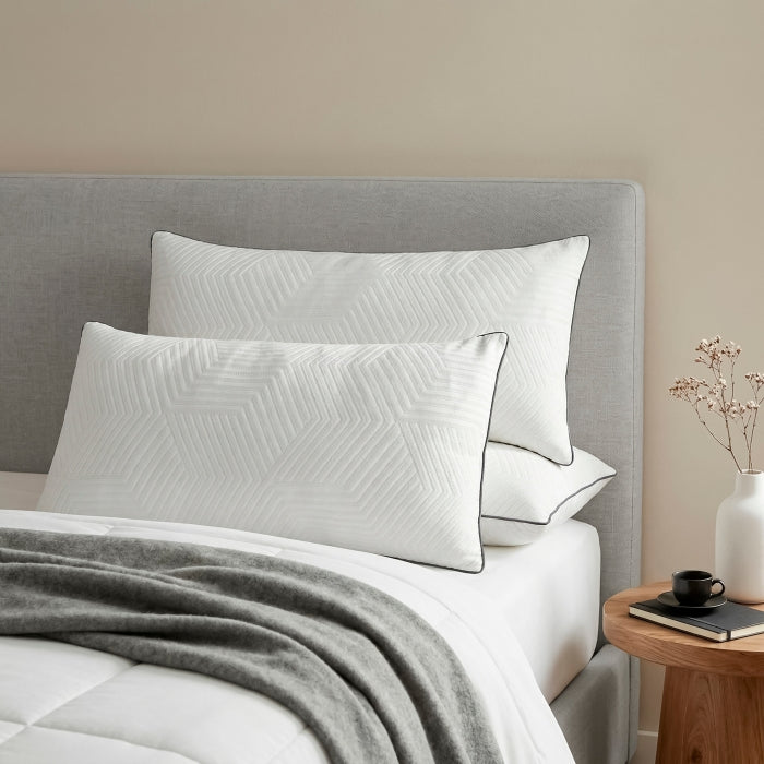 MT-SUNPK King Size Shredded Memory Foam Pillow (2pc/Box), Set of 2 - MT-SUNPK