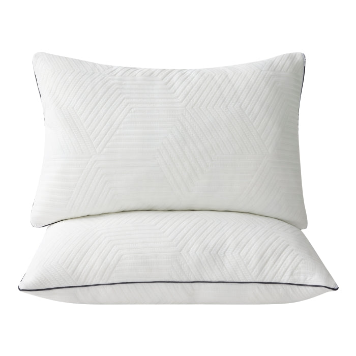 MT-SUNPQ Queen Size Shredded Memory Foam Pillow (2pc/Box), Set of 2 - MT-SUNPQ
